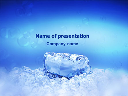 Ice Presentation Template, Master Slide