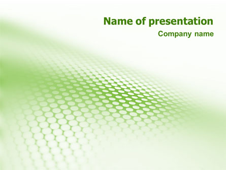 Green Grid Presentation Template, Master Slide