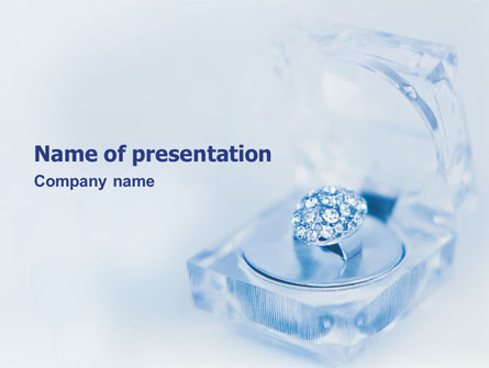 Jewelry Presentation Template, Master Slide