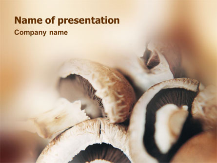 Mushrooms Presentation Template, Master Slide