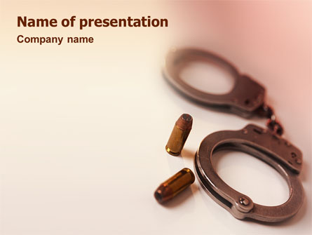 Breach of the Law Presentation Template, Master Slide
