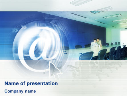 Internet Conference Presentation Template, Master Slide