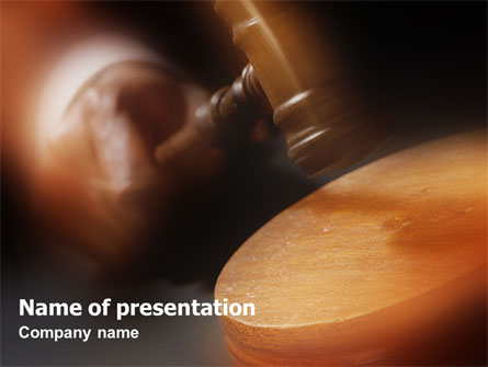Legal Presentation Template, Master Slide