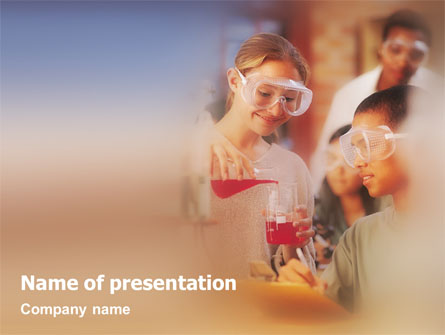 Experiment Presentation Template, Master Slide