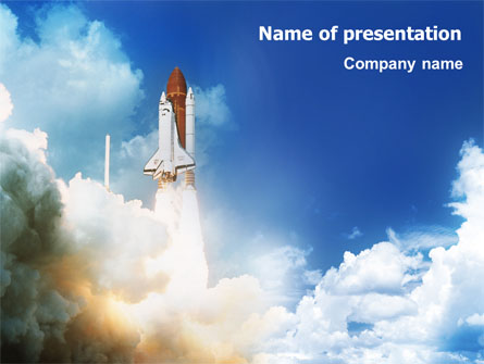 Space Research Presentation Template, Master Slide