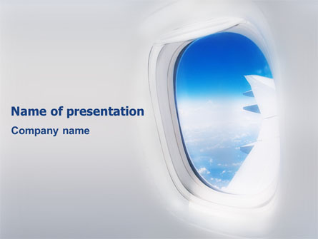 Airplane Presentation Template, Master Slide