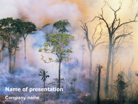 Forest Fire Presentation Template for PowerPoint and Keynote | PPT Star