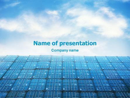 Container Presentation Template, Master Slide