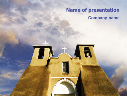 San Francisco de Asis Mission Church Presentation Template, Master Slide