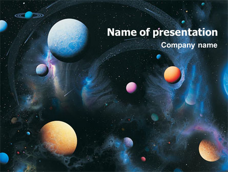 Planets Presentation Template, Master Slide