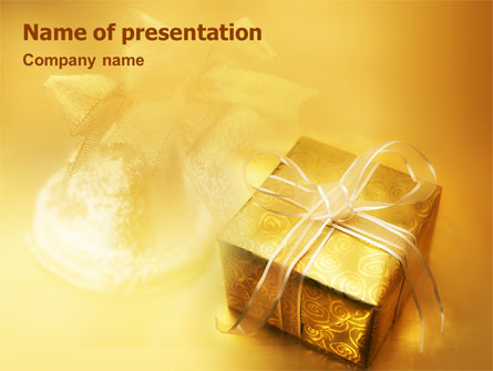 A Gift For Christmas Presentation Template, Master Slide