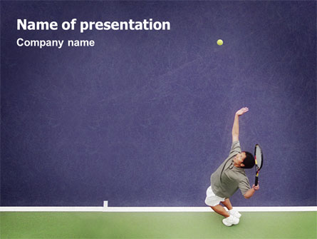 Tennis Presentation Template, Master Slide