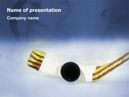 Hockey Presentation Template, Master Slide