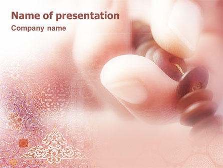 Moslem Presentation Template, Master Slide