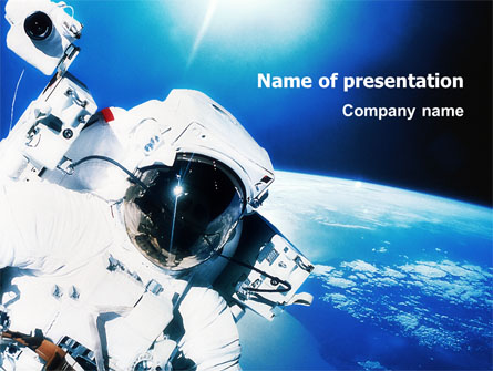 Astronaut Presentation Template, Master Slide