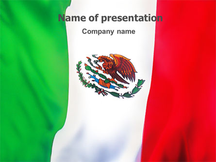 Mexican Flag Presentation Template, Master Slide