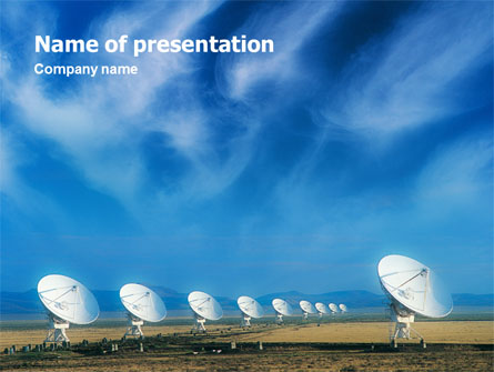 listening To Sky Presentation Template, Master Slide