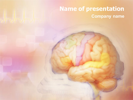 Brain In Pink Colors Presentation Template, Master Slide