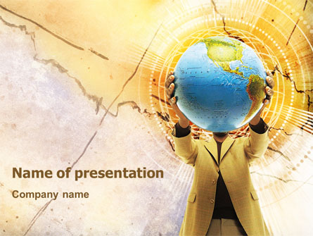 World Discovery Presentation Template, Master Slide
