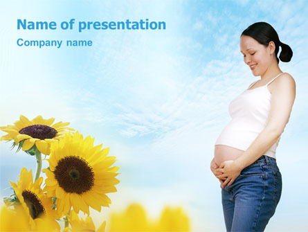 Maternity Presentation Template, Master Slide