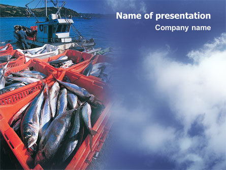 Fishery Presentation Template, Master Slide