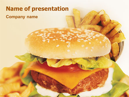 Fast Food Presentation Template, Master Slide