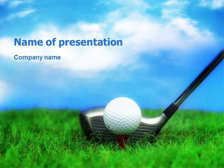 Golf Presentation Template, Master Slide