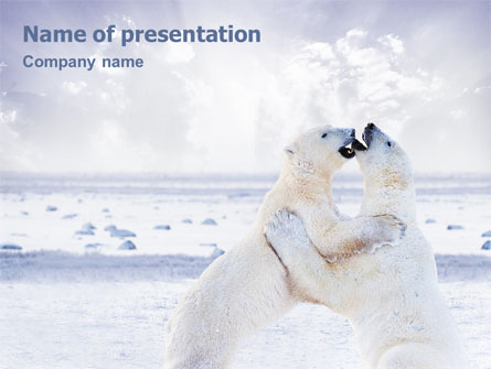 Polar Bear Presentation Template, Master Slide