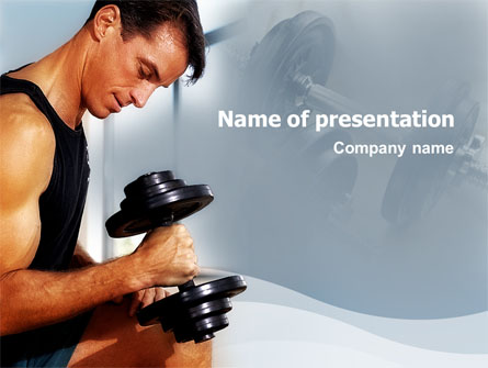 Bodybuilding Exercise Presentation Template, Master Slide