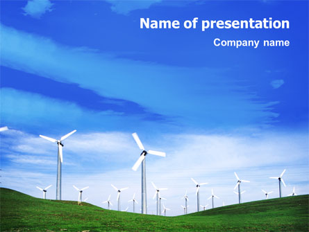 Wind Energy Presentation Template, Master Slide