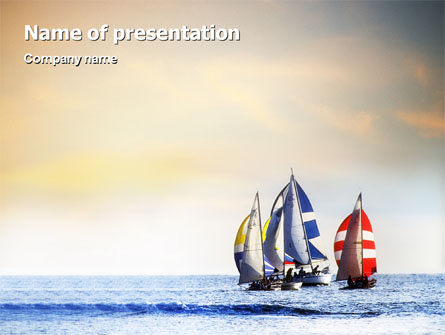 Sailing Presentation Template, Master Slide