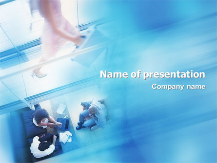Modern Business Communication Rhythm Presentation Template, Master Slide