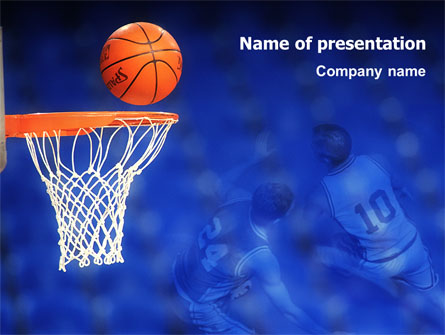 Basketball Match Presentation Template, Master Slide