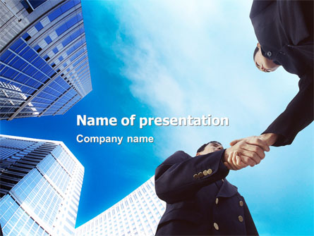 Business Meeting Outdoor Presentation Template, Master Slide
