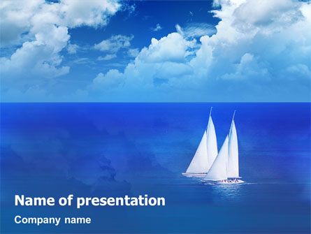 Sea Horizon Presentation Template, Master Slide