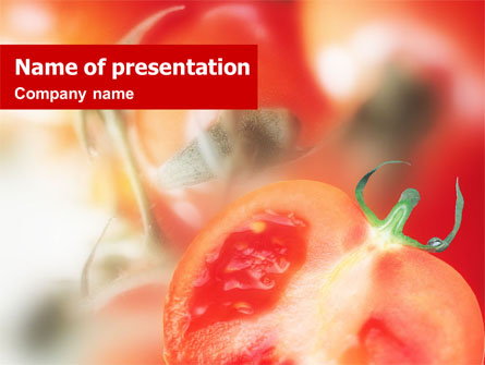 Tomato Presentation Template, Master Slide