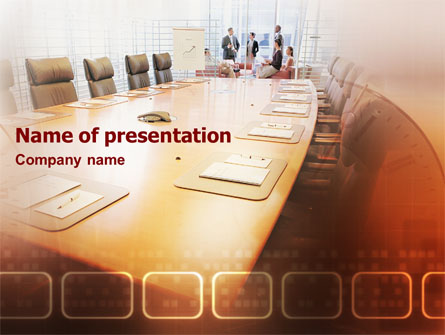 Start Of The Conference Presentation Template, Master Slide