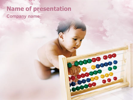 Baby Learning Presentation Template, Master Slide