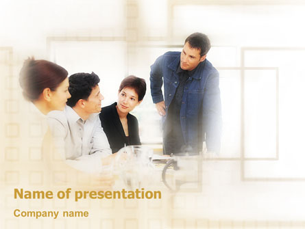 Business Concept Presentation Template, Master Slide