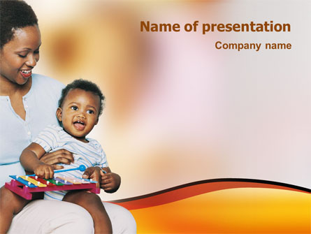 Mother and Child Presentation Template, Master Slide