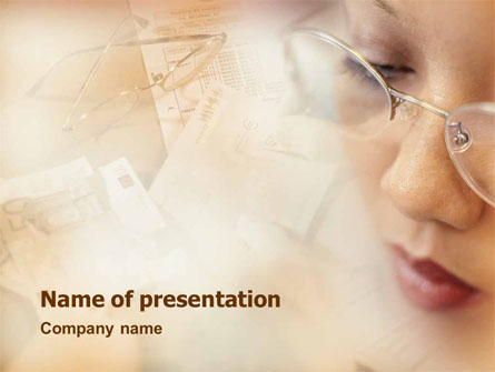 Accounting Presentation Template, Master Slide