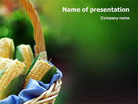 Corn Presentation Template, Master Slide