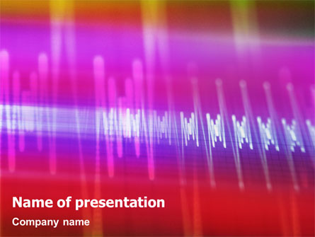 Oscillogram Presentation Template, Master Slide