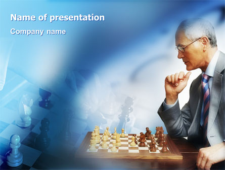 Chess Game Presentation Template, Master Slide
