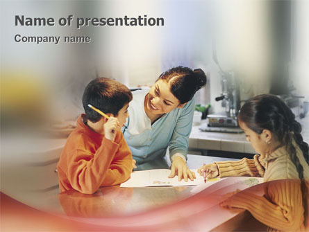 Children In Creation Presentation Template, Master Slide