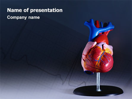 Heart Model Presentation Template, Master Slide