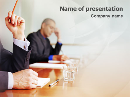 Annual Board Meeting Presentation Template, Master Slide