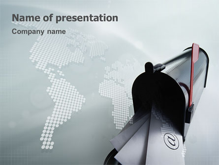Mail Box Presentation Template, Master Slide