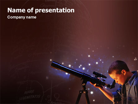 Astronomy Presentation Template, Master Slide