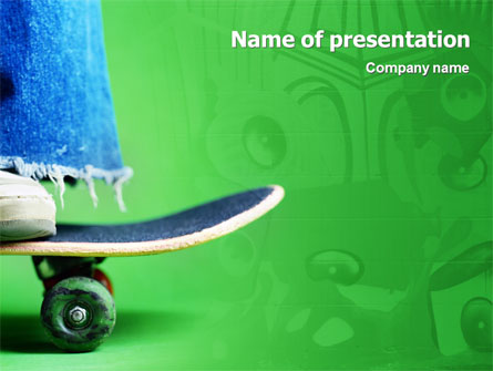 Skateboard Presentation Template, Master Slide